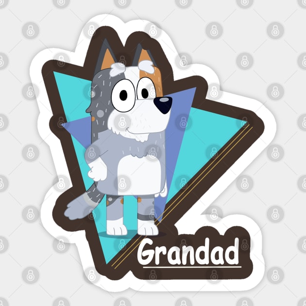 Grandad Sticker by 96rainb0ws